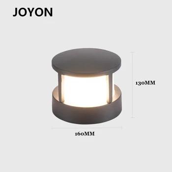 Väljas LED Tuled Post Laterna |Kaasaegse Välisilme Samba Lamp Muuli Mount Baas, Liiva Tekstuuriga Must Loo Selge Silinder